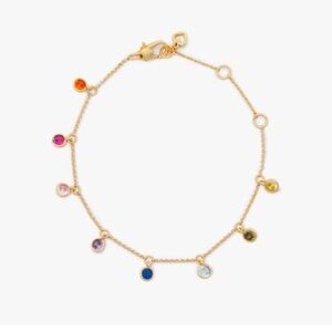 $98 Kate Spade On The Dot Line Bracelet